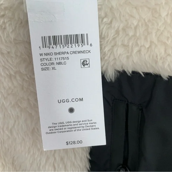 UGG NIKO SHERPA CREWNECK PULLOVER - Picture 7 of 9